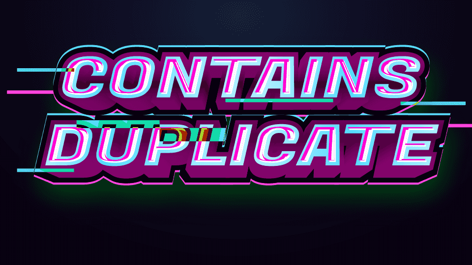 contain-duplicate